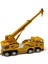 Berattoys 17 cm Oyuncak Kamyon Kırılmaz Oyuncak Vinç Çekici Oyuncak Iş Araçları Sürtmeli Iş Makinası 2