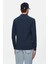 Maxwell Lacivert Polo Yaka Baskılı Standard Fit Erkek Sweatshirt 3