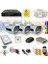 3 Kameralı Set - Gece Renkli Gösteren Hareket Algılayan 5MP SONY Lensli 4 Ultra Warm Ledli 1080P FULLHD Güvenlik Kamerası Seti 784W 1