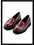 Bordo Kırışık Rugan Kadın Loafer Ayakkabı K01257068008 1