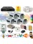 5 Kameralı Set - Yapay Zeka Özellikli Gece Renkli Gösteren 5MP SONY Lensli 4 Ultra Warm Ledli FULLHD Güvenlik Kamerası Seti 784W-9008 1