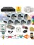 7 Kameralı Set - Yapay Zeka Özellikli Gece Renkli Gösteren 5MP SONY Lensli 4 Ultra Warm Ledli FULLHD Güvenlik Kamerası Seti 784W-9008 1