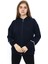 Kız Çocuk Fermuarlı Kapüşonlu Sweatshirt 2 Iplik  9-14 Yaş WAP7123 4