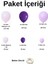 Balon Seti Makaron Lila-Mor-Lila 60 Lı Balon Zinciri Seti 2