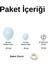 Balon Seti Makaron Mavi - Krom Gümüş 100 Lü Balon Zinciri Seti 2