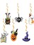 Tekno Trust 6'lı Cadılar Bayramı Halloween Örümcek, Balkabağı, Cadı Dekoratif Sarkıt Süs Asmalı Dekor 1