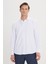 Özel Hediye Kutulu Slim Fit Dar Kesim Pamuklu Gömlek-Cüzdan Set 4