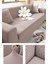 Vizon Tuğla Desenli Lastikli Kanepe Koruyucu Kılıf 180x230 Kahverengi 1