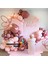 Balon Seti Makaron Pembe-Rosewood 100 Lü Balon Zinciri Seti 1