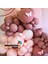 Balon Seti Makaron Pembe-Rosewood 100 Lü Balon Zinciri Seti 3