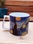 Dali, Van Gogh, Picasso, Kandinsky, Klimt, Monet Tasarımlı 6'lı Yelken Kulplu Kupa Bardak Mug ve Taş Bardak Altlığı Seti 2