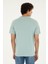 U.S. Polo Assn. 50294224-Vr048 Erkek Su Yeşili Basic T-Shirt 5