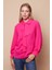 Kadın Likrasız Şık Kumaş Yakalı Önü Volanlı Uzun Kol Gömlek Bluz-Fujya 4