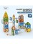 Learning Fun Manyetik Stem Oyuncak 128 Parça - Diamond Marble Run Set Magic Magnetic Blocks 1