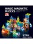 Learning Fun Manyetik Stem Oyuncak 75 Parça - Işıklı Marble Run Set Magic Magnetic Blocks 3