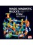 Learning Fun Manyetik Stem Oyuncak 110 Parça - Işıklı Marble Run Set Magic Magnetic Blocks 3