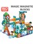 Learning Fun Manyetik Stem Oyuncak 150 Parça - Işıklı Marble Run Set Magic Magnetic Blocks 1