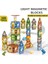 Learning Fun Manyetik Stem Oyuncak 105 Parça - Işıklı Marble Run Set Magic Magnetic Blocks 1