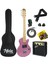 CEG-34PK Amfili Full 1/2 34 inç Elektro Gitar Seti Pembe 1