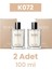 K072 Feel (2 Adet) Kadın Parfüm 100 Ml Edp 1