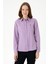 Kadın Lila Gömlek Basic 50271935-VR034 1