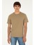 U.S. Polo Assn. 50294224-Vr027 Erkek Haki Basic T-Shirt 1