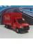 1:32 Kırmızı Mercedes-Benz Sprinter Cargo Box Kamyon Çek/bırak Metal 1