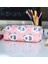 Pembe Panda Desenli Tatlı Kalemlik Okul Kalemliği 2