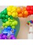Balon Seti Mor-Mavi-Fıstık Yeşili-Yeşil-Turuncu-Kırmızı-Sarı 100 Lü Balon Zinciri Seti 4