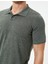 Polo Yaka Ince Triko Tişört Slim Fit Kısa Kollu Kırçıllı 5