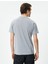 Slogan Baskılı Tişört Slim Fit Bisiklet Yaka Kısa Kollu 4