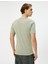 Basic Tişört Slim Fit Bisiklet Yaka Kısa Kollu Pamuklu 4