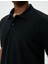 Yakalı Tişört Düğmeli Slim Fit Kısa Kollu 5