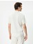 Polo Yaka Ince Triko Tişört Slim Fit Kısa Kollu Kırçıllı 4
