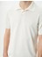 Polo Yaka Ince Triko Tişört Slim Fit Kısa Kollu Kırçıllı 5