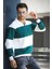 Yaounde Çift Renkli Yarım Fermuarlı Yakalı Erkek Sweatshirt 2