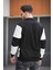 Yaounde Çift Renkli Yarım Fermuarlı Yakalı Erkek Sweatshirt 3