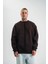 Premium Kalite Bisiklet Yaka Yıkamalı Sweatshirt 1