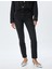 Yüksek Bel Kot Pantolon Slim Fit Düz Paça Düğmeli Pamuklu - Slim Straight Fit Jean 3