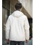 Quito Slim Fit Bağcık Detaylı Su Itici Kapüşonlu Erkek Mont 4