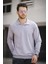 Hoek Slim Fit Patlı Yakalı Erkek Sweatshirt 2