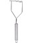 Pratik 24 cm Lüks Paslanmaz Metal Zikzak Patates Ezici Püre Yapıcı Sarımsak Ezici 2