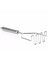 Pratik 24 cm Lüks Paslanmaz Metal Zikzak Patates Ezici Püre Yapıcı Sarımsak Ezici 3