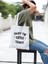 Enjoy The Little Tasarım Kalın Beyaz Su Geçirmez Kanvas Tote Bag, Bez Çanta, Shopper Bag 3