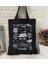 Siyah Kanvas, Arctic Monleys Tasarım Tote Bag Bez Çanta, Shopper Bag, Kanvas Çanta 3