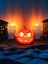 Cadılar Bayramı 3'lü Set - 1 Bal Kabağı ve 2 Mumluk, Halloween Dekor, Tealight Mumluk 2