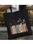 Taylor Swift Book Album Kitap Tasarım, Siyah , Kanvas Tote Bag, Bez Çanta, Kanvas Çanta 1