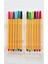 12'li Sert Pvc Kutulu Colorful Fineliner Renkli 04MM Keçe Uçlu Stabilo Kalem 2
