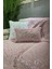 Pembe peluş ve varak detaylı koltuk ve şal seti 100x160, rahat ve şık tasarım 2