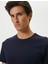 Basic Tişört Slim Fit Dokulu Kısa Kollu 1